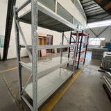 Medium sized storage shelves